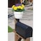 Emsco Group Post Planter, Permanent and Temp. Installation Options, Garden in Untraditional Spaces, White 2464-1 - alternate 3